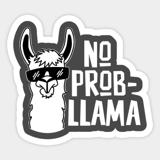 No Prob Llama Sticker